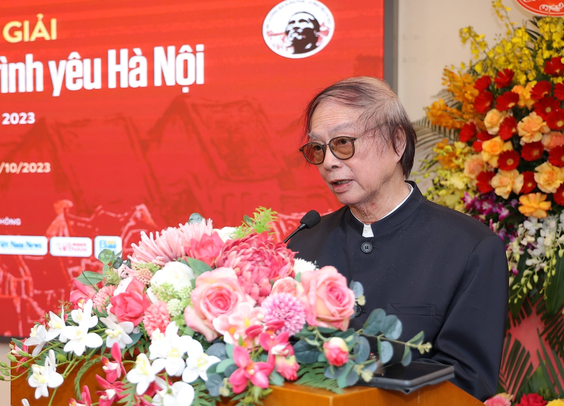 Đạo diễn Đặng Nhật Minh ở tuổi 85. Ảnh: Hòa Nguyễn.