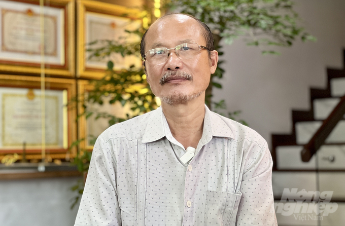 Ông Nguyễn Văn Trọng, Phó Chủ tịch Hiệp hội Trang trại và Doanh nghiệp nông nghiệp Việt Nam. Ảnh: Hùng Khang.