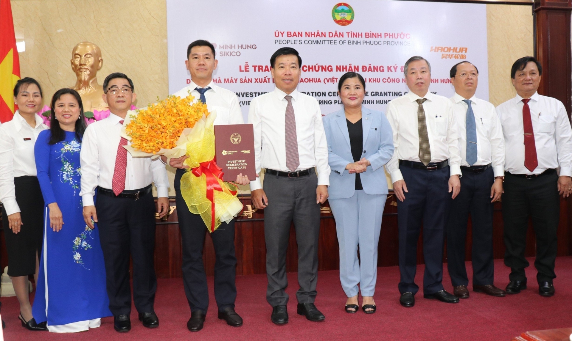 Dự án Nhà máy sản xuất lốp xe HAOHUA đưa Bình Phước vào 10 địa phương thu hút FDI lớn nhất nước trong 6 tháng đầu năm 2023.