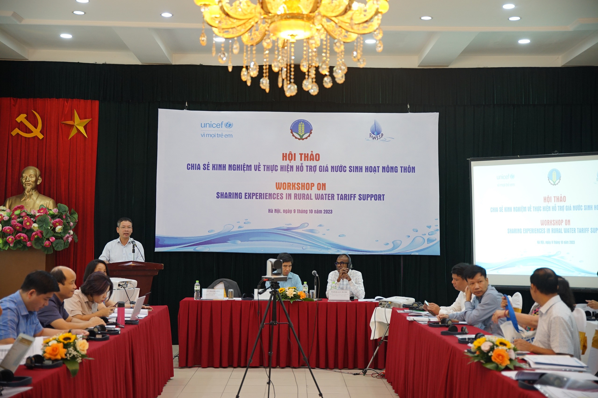 On October 9, ICD in collaboration with the Department of Water Resources (MARD) and UNICEF organized a Workshop on Sharing experiences in rural water tariff support.