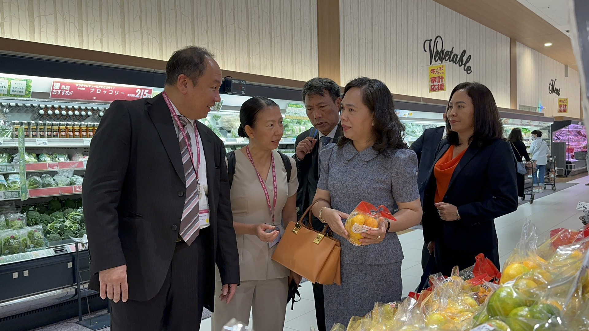 Kinh nghiệm trong thương mại sản phẩm nông sản của Tập đoàn AEON sẽ giúp Việt Nam học tập để phát triển sản phẩm nông sản trong nước.