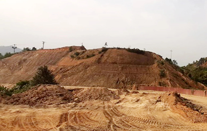 Dự án mỏ đất hiếm tại xã Yên Phú (huyện Văn Yên, tỉnh Yên Bái). Ảnh: XĐ.