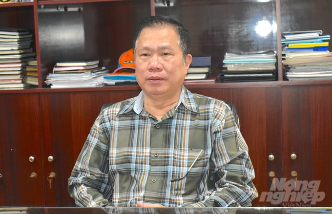 Ông Nguyễn Văn Đạo - Tổng Giám đốc Công ty CP Gò Đàng chia sẻ về thị trường thủy sản sau đại dịch Covid-19 đến nay. Ảnh: Minh Đảm.