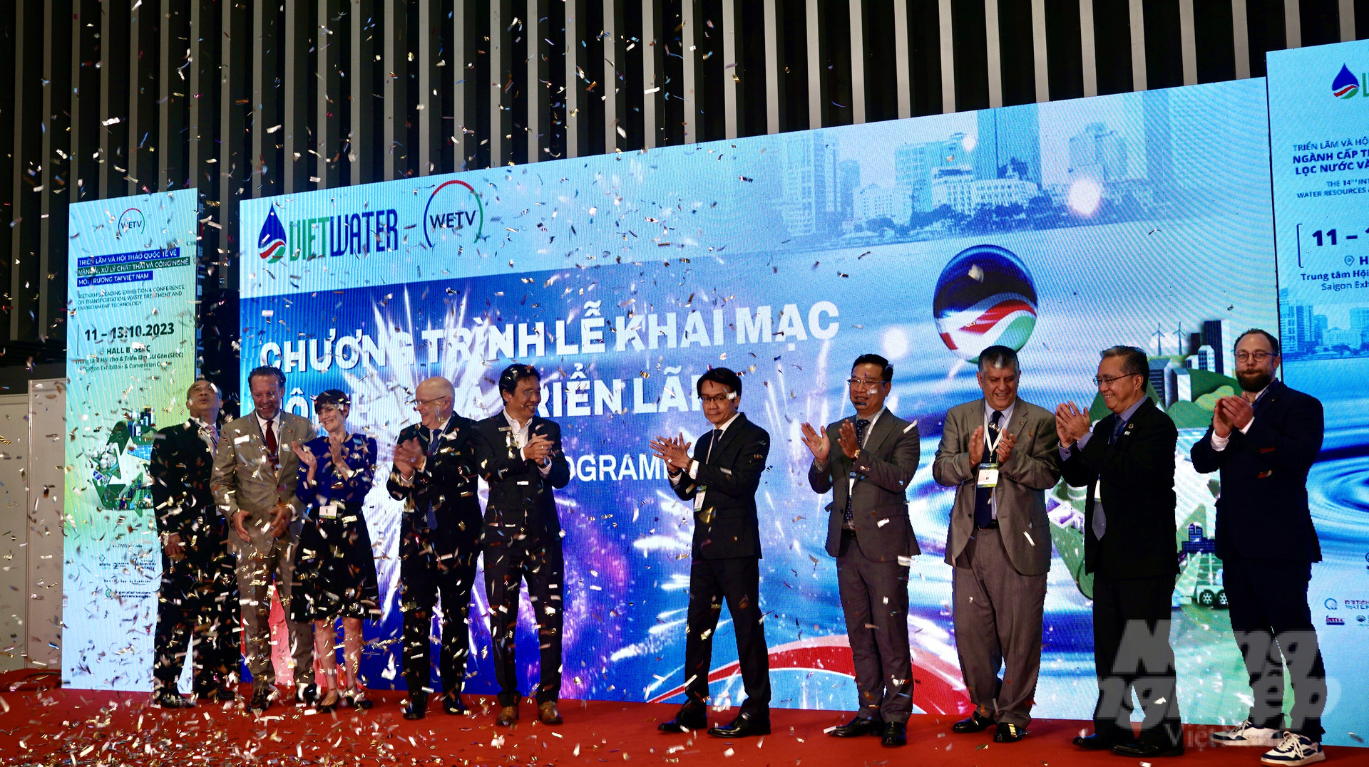 Khai mạc Triển lãm Vietwater 2023. Ảnh: Nguyễn Thủy.