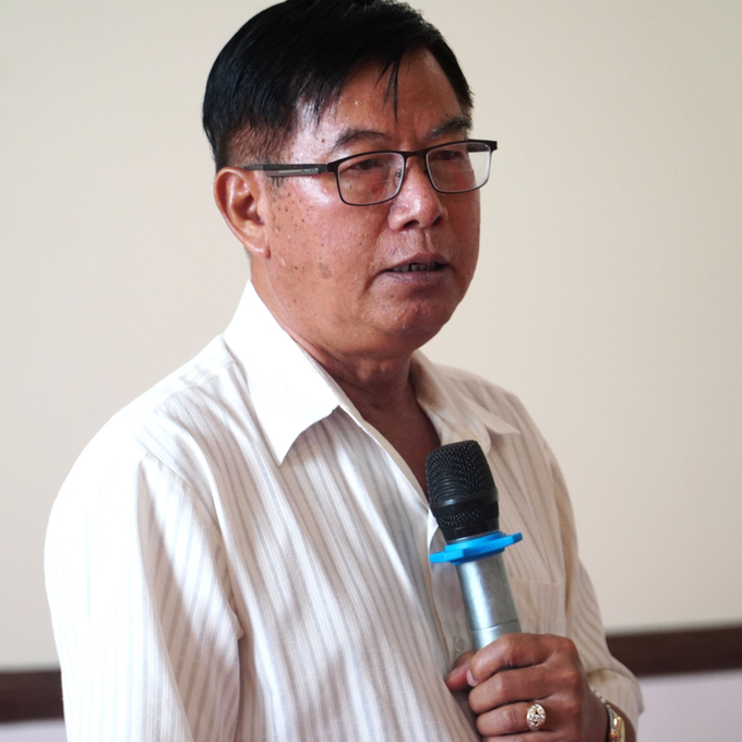 Ông Quảng Trọng Thao, Phó Giám đốc Sở NN-PTNT tỉnh Kiên Giang.