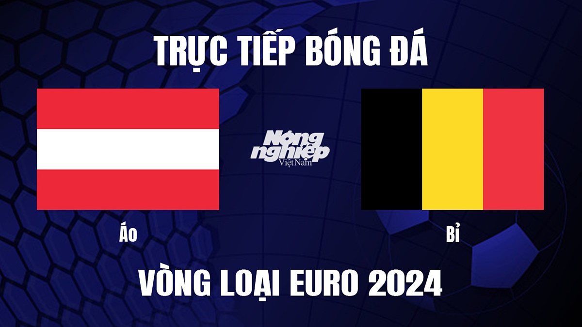 Trực tiếp bóng đá vòng loại Euro 2024 giữa Áo vs Bỉ hôm nay 14/10/2023