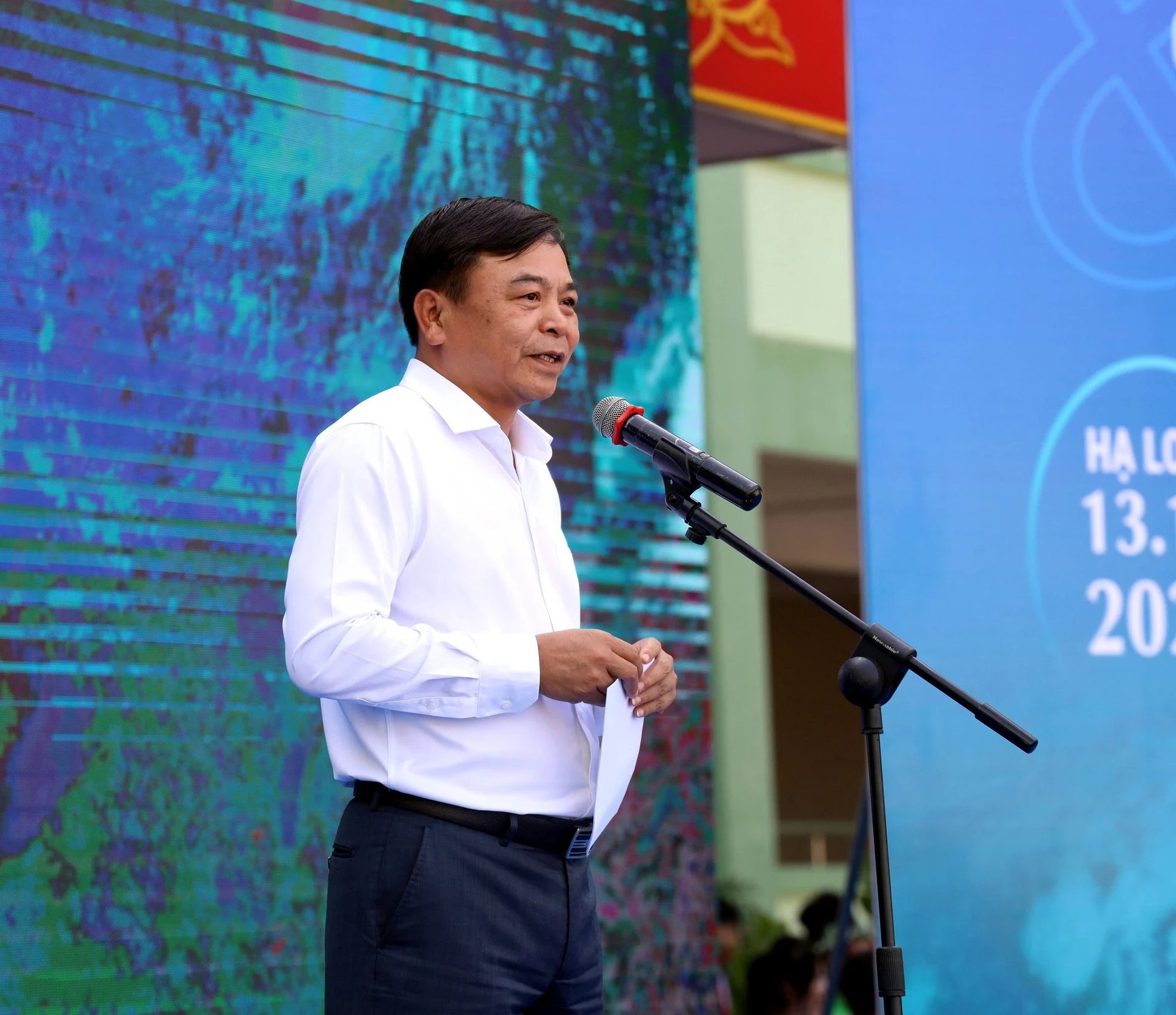 MARD Deputy Minister Nguyen Hoang Hiep speaks at the ceremony. Photo: Nguyen Thanh.