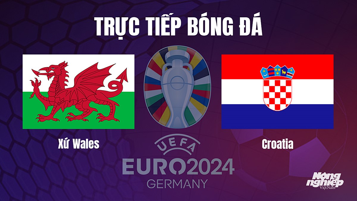 Trực tiếp bóng đá vòng loại Euro 2024 giữa Xứ Wales vs Croatia hôm nay 16/10/2023