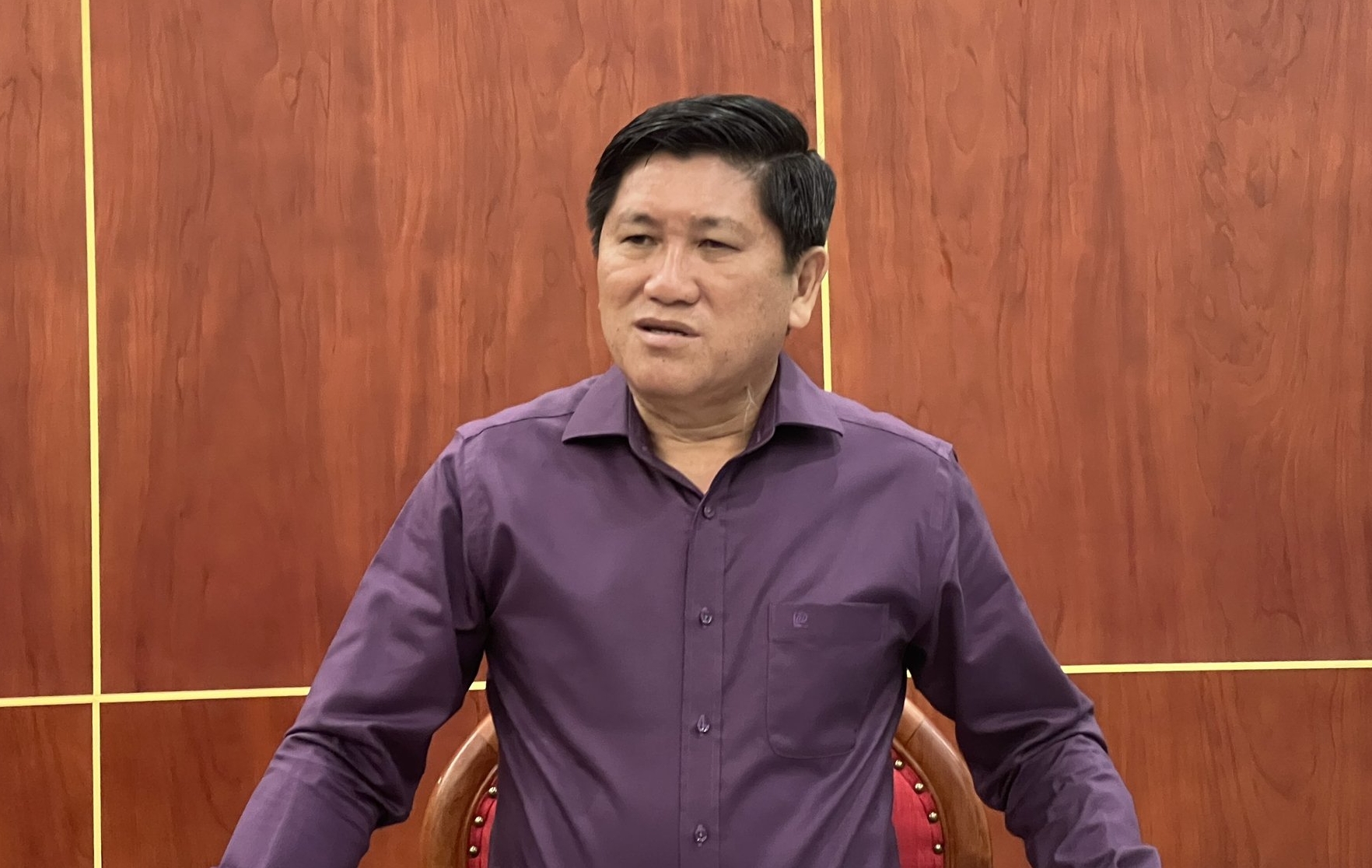 Ông Lê Văn Sử, Phó Chủ tịch UBND tỉnh Cà Mau đề nghị tiếp tục nâng cao hiệu quả, giá trị ngành nuôi trồng thủy sản. Ảnh: Trọng Linh.