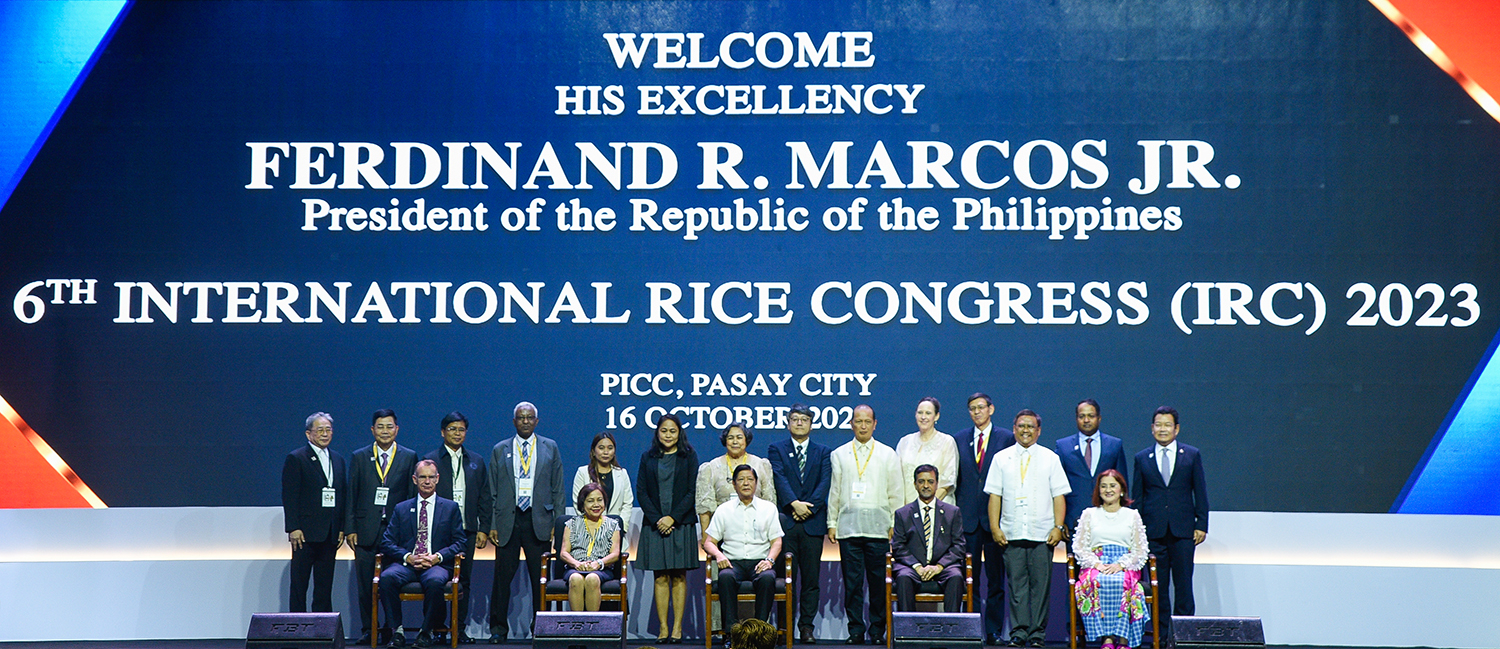 Philippine President Ferdinand Marcos, Jr. attends the opening ceremony of the 6th International Rice Congress. Photo: Quynh Chi.