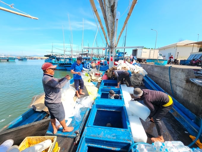 Fishermen from Phu Yen province have refrained from encroaching on foreign waters. Photo: Kim So.