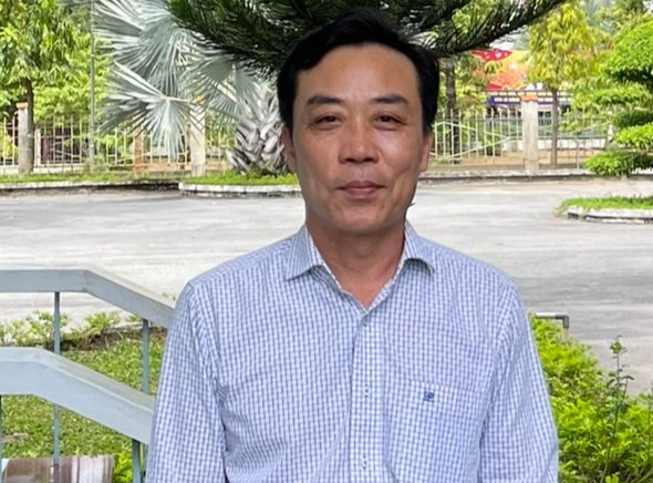 Ông Trương Khắc Trí, Phó Giám đốc Sở NN-PTNT Ninh Thuận cho rằng, cần lấy doanh nghiệp làm đầu tàu xây dựng chuỗi liên kết chăn nuôi dê, cừu. Ảnh: Mai Phương.