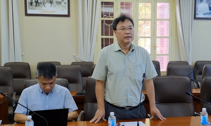 PGS.TS Nguyễn Cảnh Thái đánh giá cao tác động của dự án MKCF. Ảnh: TLU.
