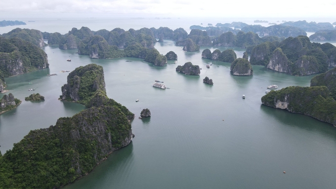 Cat Ba archipelago is a tourist destination that attracts many domestic and foreign tourists. Photo: Nhat Quang.