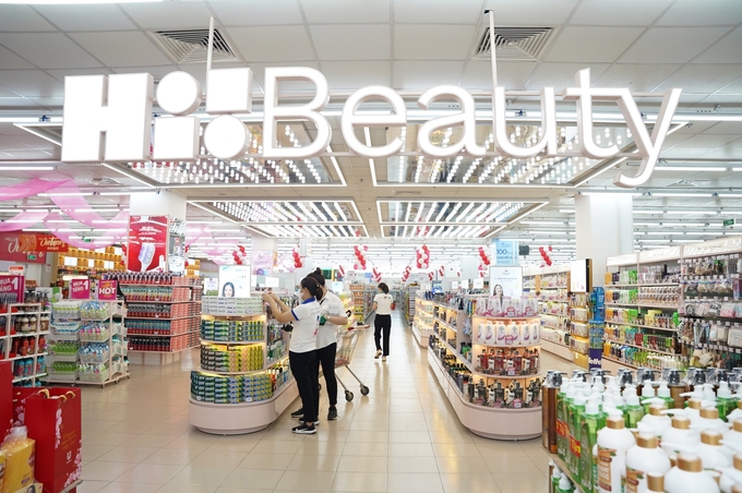 Góc làm đẹp Hi!Beauty lần đầu được triển khai tại mô hình siêu thị WinMart.