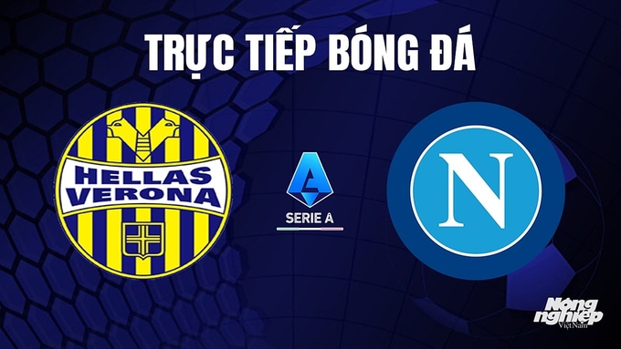 Trực tiếp bóng đá Serie A (VĐQG Italia) 2023/24 giữa Hellas Verona vs Napoli hôm nay 21/10/2023