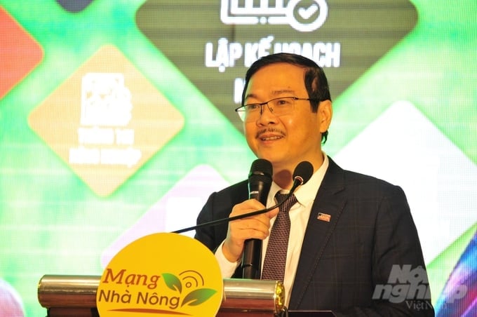 Mr. Nguyen Ngoc Thach, Editor-in-Chief of the Vietnam Agriculture Newspaper. Photo: Le Hoang Vu.