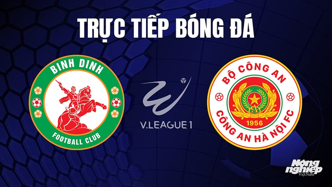 Trực tiếp bóng đá V-League 2023 giữa CAHN vs Bình Định hôm nay 22/10/2023