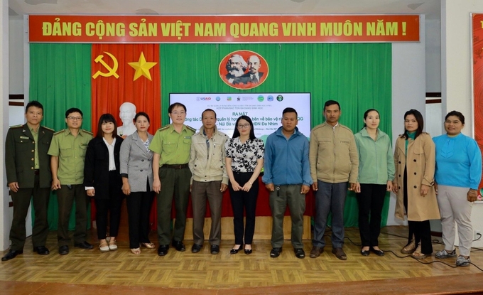 Member of the multi-party working group on forest protection at Bidoup-Nui Ba National Park and the Da Nhim Watershed Protection Forest Management Board. Photo: WWF.