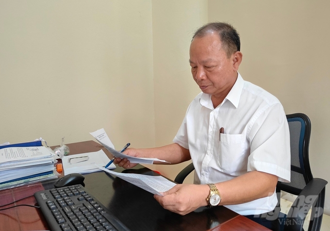 Mr. Le Van Thang, Director of Thanh Hoa Fishing Port Management Board. Photo: Quoc Toan.