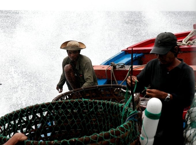 The draft 'Project on Fisheries, Fishermen, and Fishing Grounds by 2030, with a vision towards 2045' envisions a prosperous and highly developed coastal community, characterized by high income levels and a cultured population. Photo: Hong Tham.