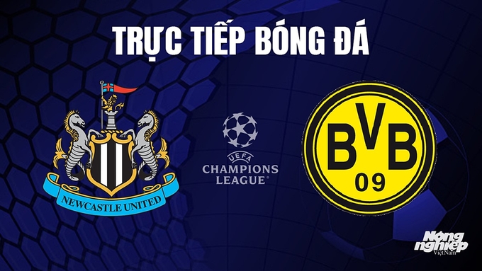 Trực tiếp bóng đá Cúp C1 Châu Âu giữa Newcastle United vs Dortmund hôm nay 26/10/2023