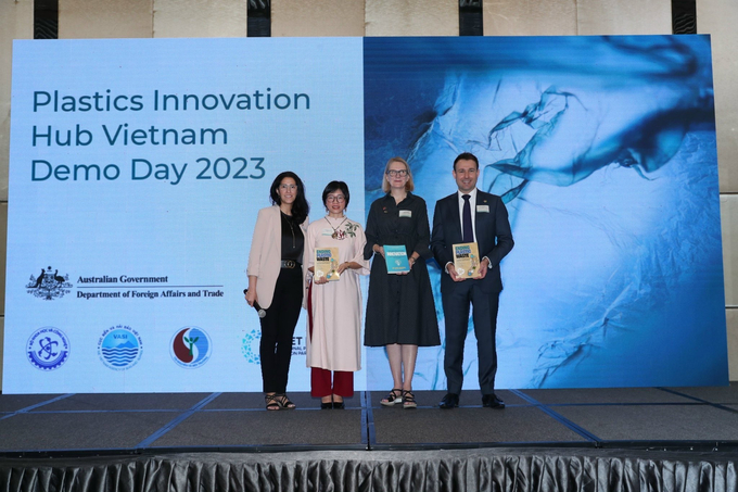 Sự kiện kêu gọi đầu tư và giới thiệu các giải pháp đổi mới sáng tạo do Trung tâm Kết nối Đổi mới sáng tạo giảm thiểu nhựa Việt Nam tổ chức tại thành phố Hồ Chí Minh.
