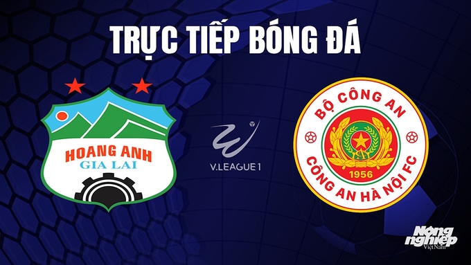 Trực tiếp bóng đá V-League 2023 giữa HAGL vs CAHN hôm nay 28/10/2023