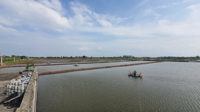 Water supply treatment area. Photo: Kien Trung.