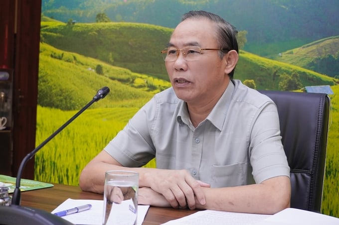 Deputy Minister Phung Duc Tien said that a conference on shrimp needs to be launched in the coming time as it is a hot issue that is being concerned. Photo: Hong Tham.