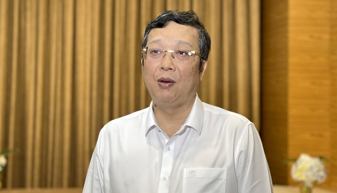 Thứ trưởng Bộ NN-PTNT Hoàng Trung. Ảnh: Thanh Sơn.