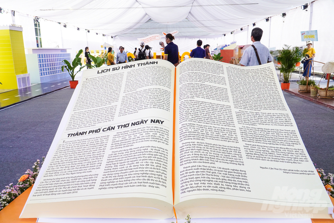 Không gian trưng bày thành tựu và sự phát triển của TP Cần Thơ trong 20 năm qua. Thành phố đã từng bước khẳng định vai trò trung tâm vùng về văn hóa, y tế, giáo dục đào tạo, khoa học và công nghệ. TP Cần Thơ đã quan tâm thiết lập, mở rộng quan hệ hợp tác, liên kết, giao lưu văn hóa, thương mại với các nước bạn. Qua đó, góp phần vào sự phát triển chung của cả vùng ĐBSCL, bắt kịp đà phát triển của các vùng, miền khác trên cả nước. 