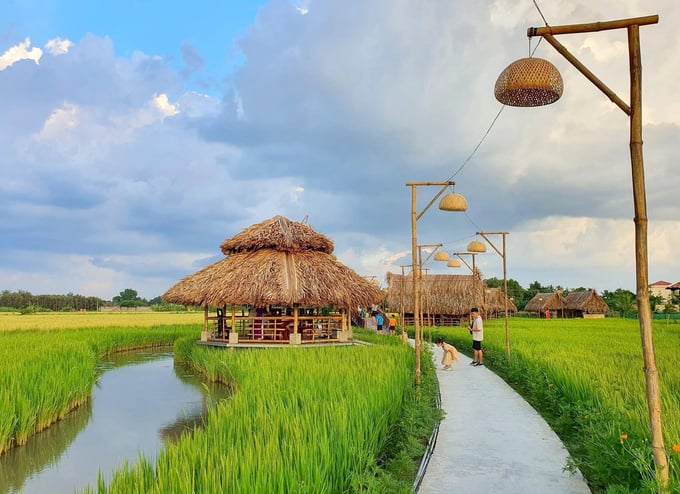 An agricultural tourism destination in Long An. Photo: Son Trang.