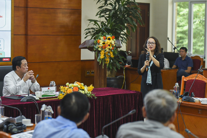 IDH representative presented solutions for Vietnam to meet the EUDR. Photo: Quynh Chi.