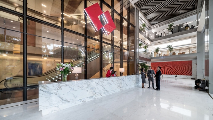 Các thiết kế của Foster&Partners dành cho trụ sở mới của Techcombank hướng tới việc nâng cao chất lượng không gian làm việc. Ảnh: Techcombank.