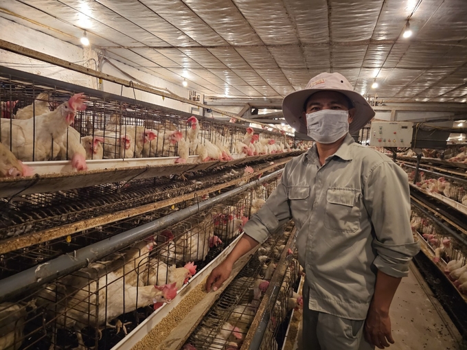 Nguyen Van Thieu, the billionaire chicken egg farmer. Photo: Hoang Anh.