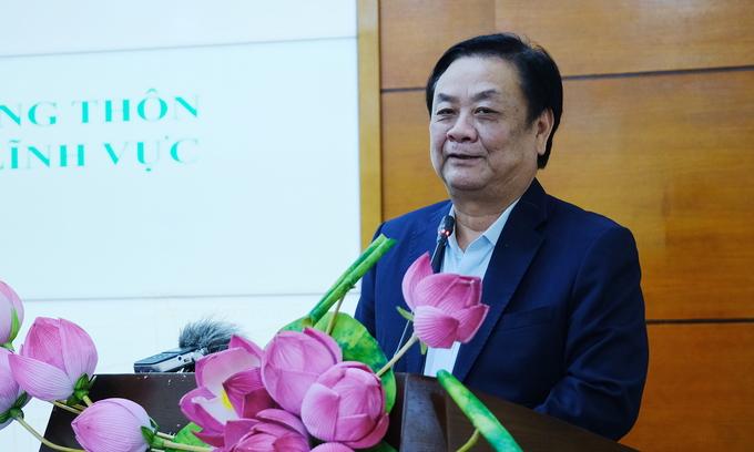 Bộ trưởng Lê Minh Hoan: 'Không để làng nghề nào bị bỏ lại phía sau'. Ảnh: Bảo Thắng.