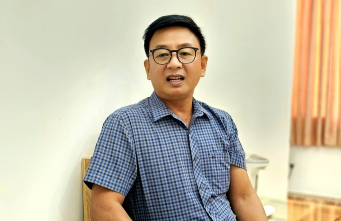 Ông Lê Hoàng Lâm, Giám đốc Trung tâm Chất lượng nông lâm thủy sản vùng 3. Ảnh: KS.