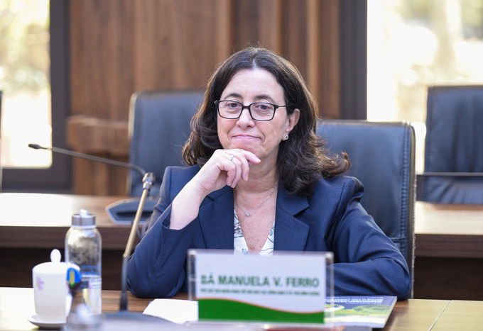 Vice President Manuela Ferro.