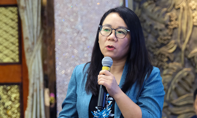Associate Professor Dr. Truong Tuyet Mai emphasized the close connection between ensuring nutrition and the ability to supply food on the spot. Photo: Bao Thang.