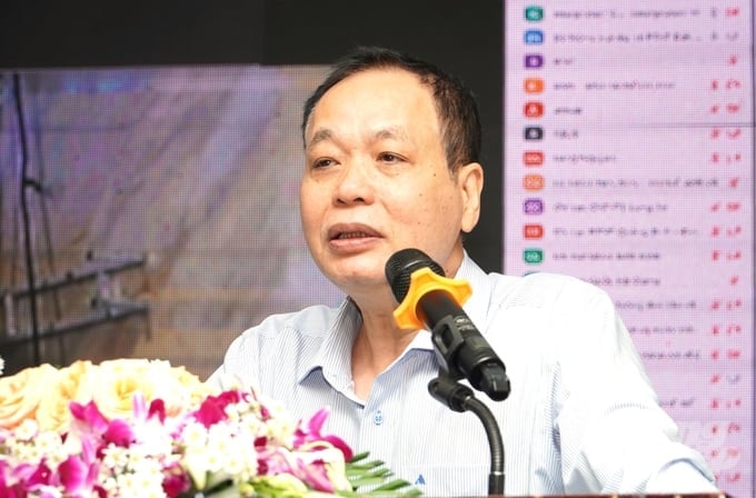 Mr. Nguyen Nhu Tiep, Director of the Department of Quality, Processing, and Market Development, recommended Vietnamese businesses to develop a transparent, responsible, and sustainable agricultural sector in accordance with international standards. Photo: Kim Anh.