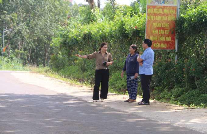 Các địa phương tại Đắk Nông đang đẩy nhanh tiến độ xây dựng nông thôn mới trên địa bàn. Ảnh: Quang Yên.