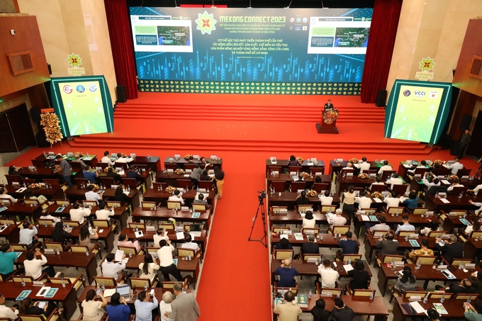 Diễn đàn Mekong Connect 2023 thu hút sự tham gia của hơn 1.500 đại biểu trong và ngoài nước.