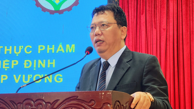 Mr. Ngo Xuan Nam, Deputy Director of SPS Vietnam Office, assessed that disseminating and guiding businesses to adapt to the regulations of the import market quickly is very necessary. Photo: Kim Anh.