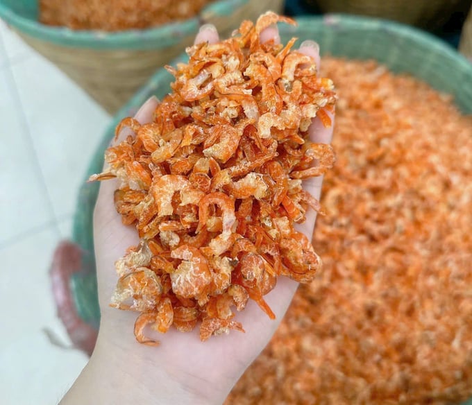 The Ca Mau dried shrimp brand has gained recognition both domestically and internationally. Photo: Trong Linh.