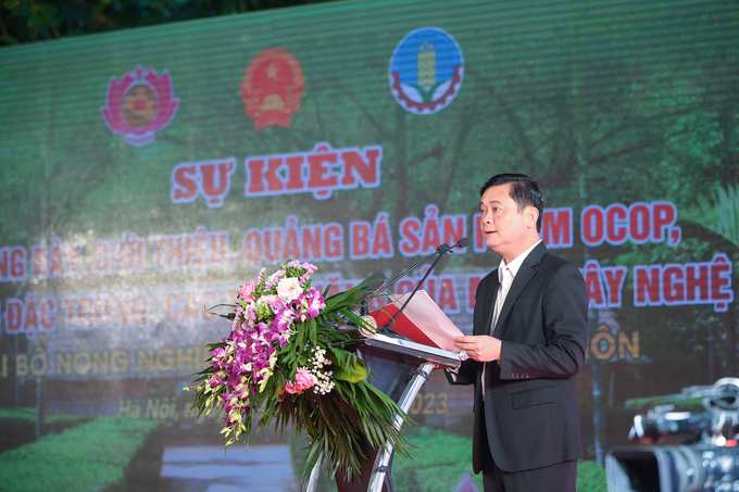 Ông Thái Thanh Quý phát biểu tại sự kiện sáng 18/11. Ảnh: Tùng Đinh.
