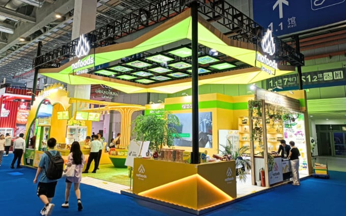 Nafoods Group participates in showcasing products at the 2023 China International Import Expo (CIIE). Photo: NG.