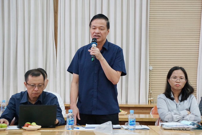 GS.TS Võ Đại Hải, Giám đốc Viện Khoa học Lâm nghiệp Việt Nam. Ảnh: Nguyễn Thủy.