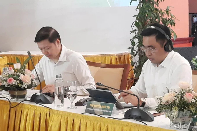 Deputy Minister of Agriculture and Rural Development Nguyen Quoc Tri emphasized the efforts of the Vietnamese Government to strengthen forest management policies. Photo: Cong Dien.