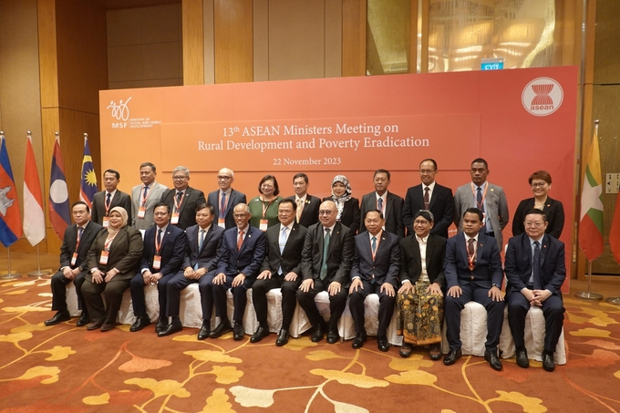 The 13th ASEAN Ministerial Meeting on Rural Development and Poverty Eradication on November 22.